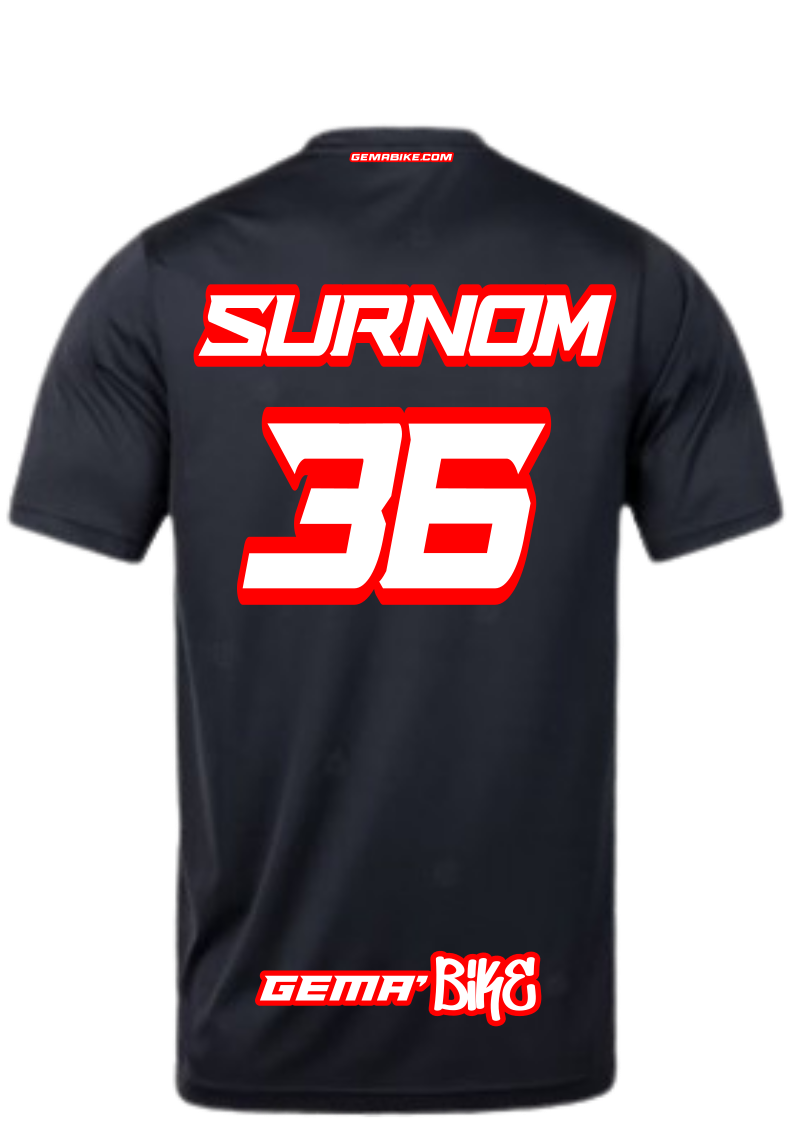 T-shirt Blanc + Contour personnalisé