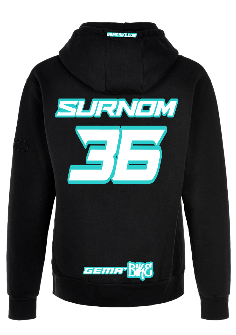 Sweat Blanc + contour personnalisé