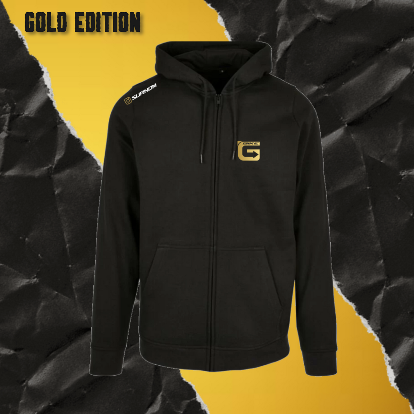 Sweat Zippé Bi-Couleurs edition "Gold"