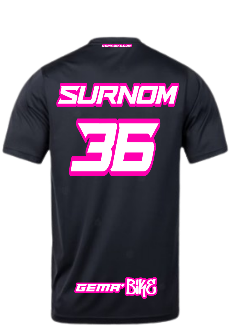 T-shirt Blanc + Contour personnalisé