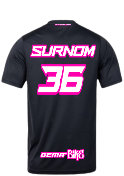 T-shirt Blanc + Contour personnalisé