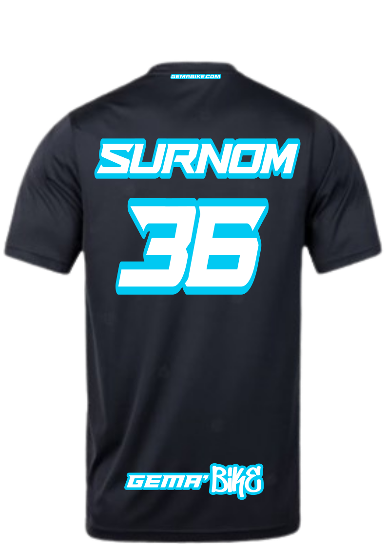 T-shirt Blanc + Contour personnalisé