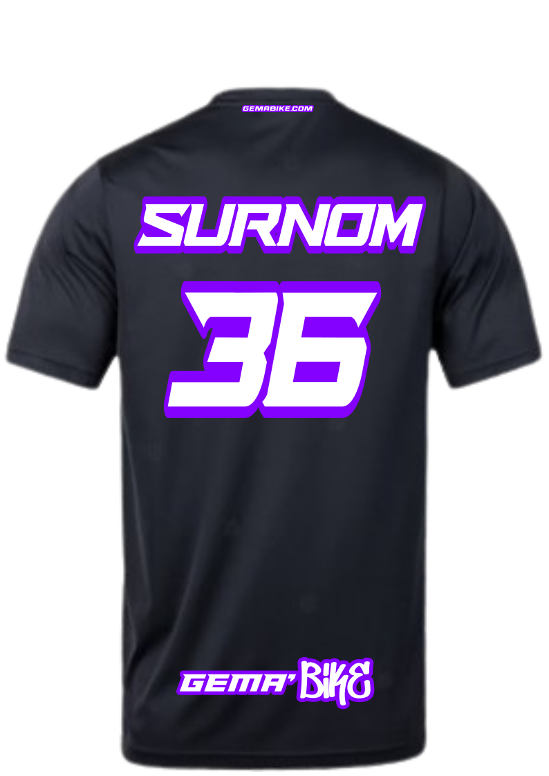 T-shirt Blanc + Contour personnalisé