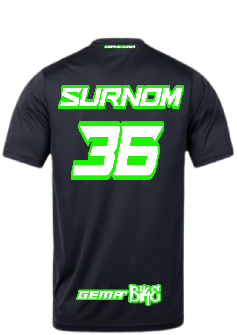 T-shirt Blanc + Contour personnalisé