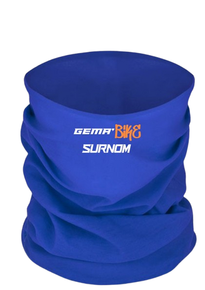 Cache cou personnalisable Bi-couleurs Bleu