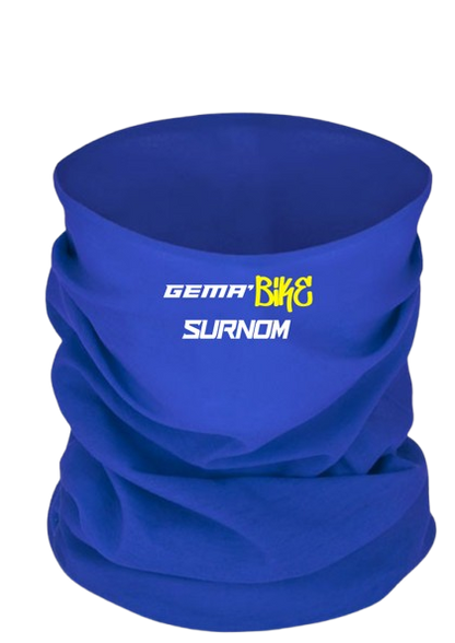 Cache cou personnalisable Bi-couleurs Bleu