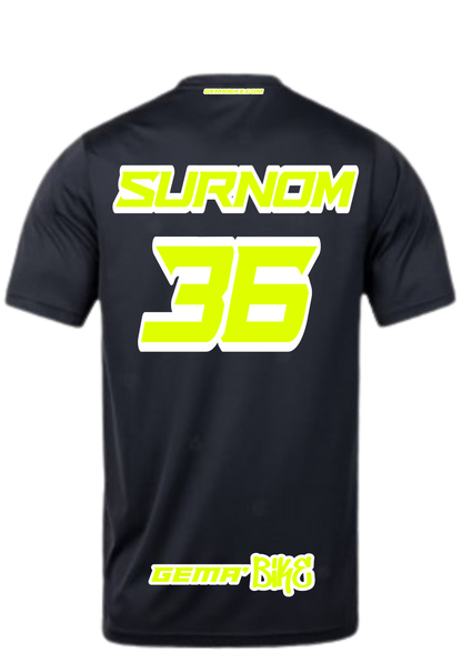 T-shirt jaune + Contour personnalisé