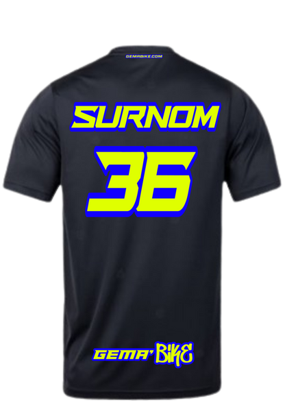 T-shirt jaune + Contour personnalisé