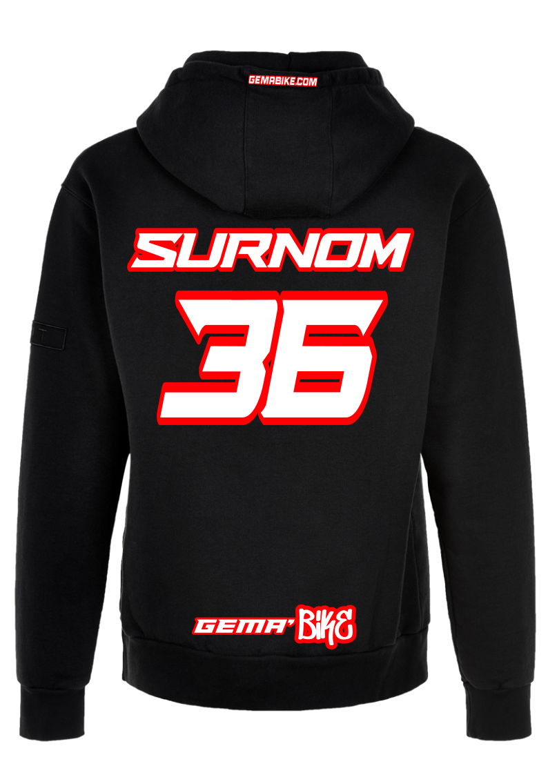 Sweat Blanc + contour personnalisé