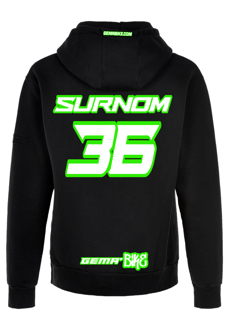 Sweat Blanc + contour personnalisé