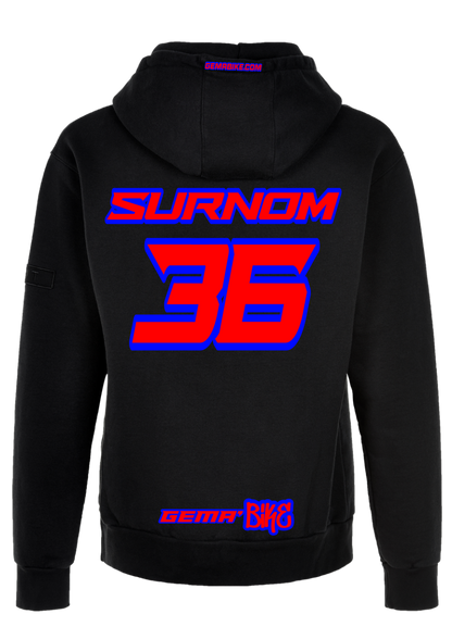 Sweat Rouge + Contour personnalisé