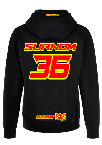 Sweat Rouge + Contour personnalisé