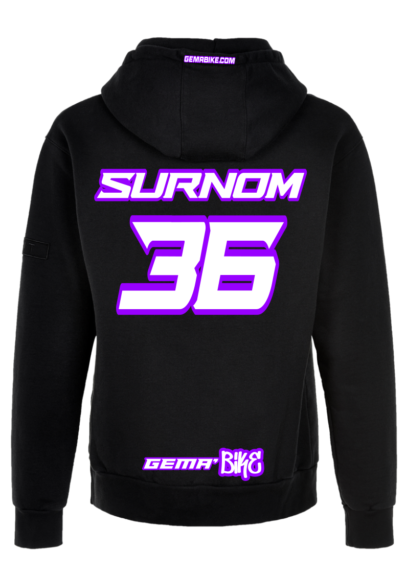 Sweat Blanc + contour personnalisé