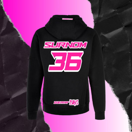 Sweat Rose + Contour personnalisé