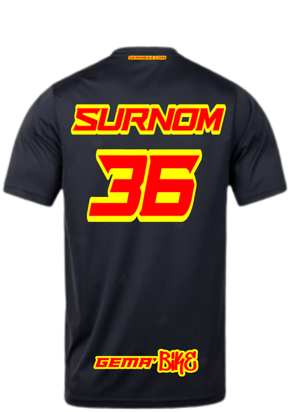 T-shirt Rouge + Contour personnalisé