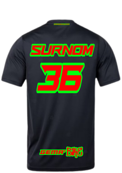 T-shirt Rouge + Contour personnalisé