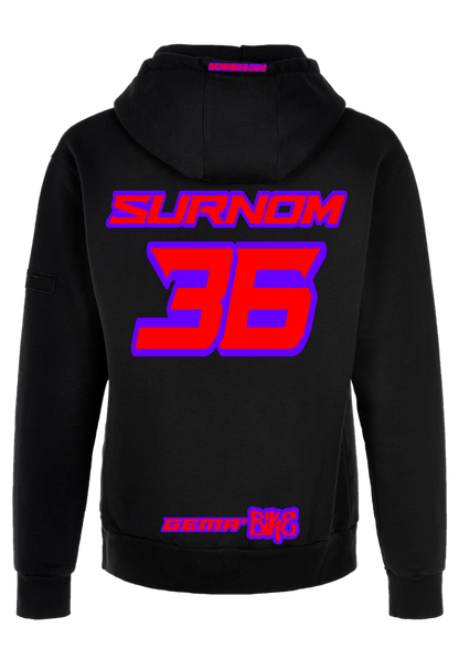 Sweat Rouge + Contour personnalisé