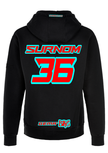 Sweat Rouge + Contour personnalisé