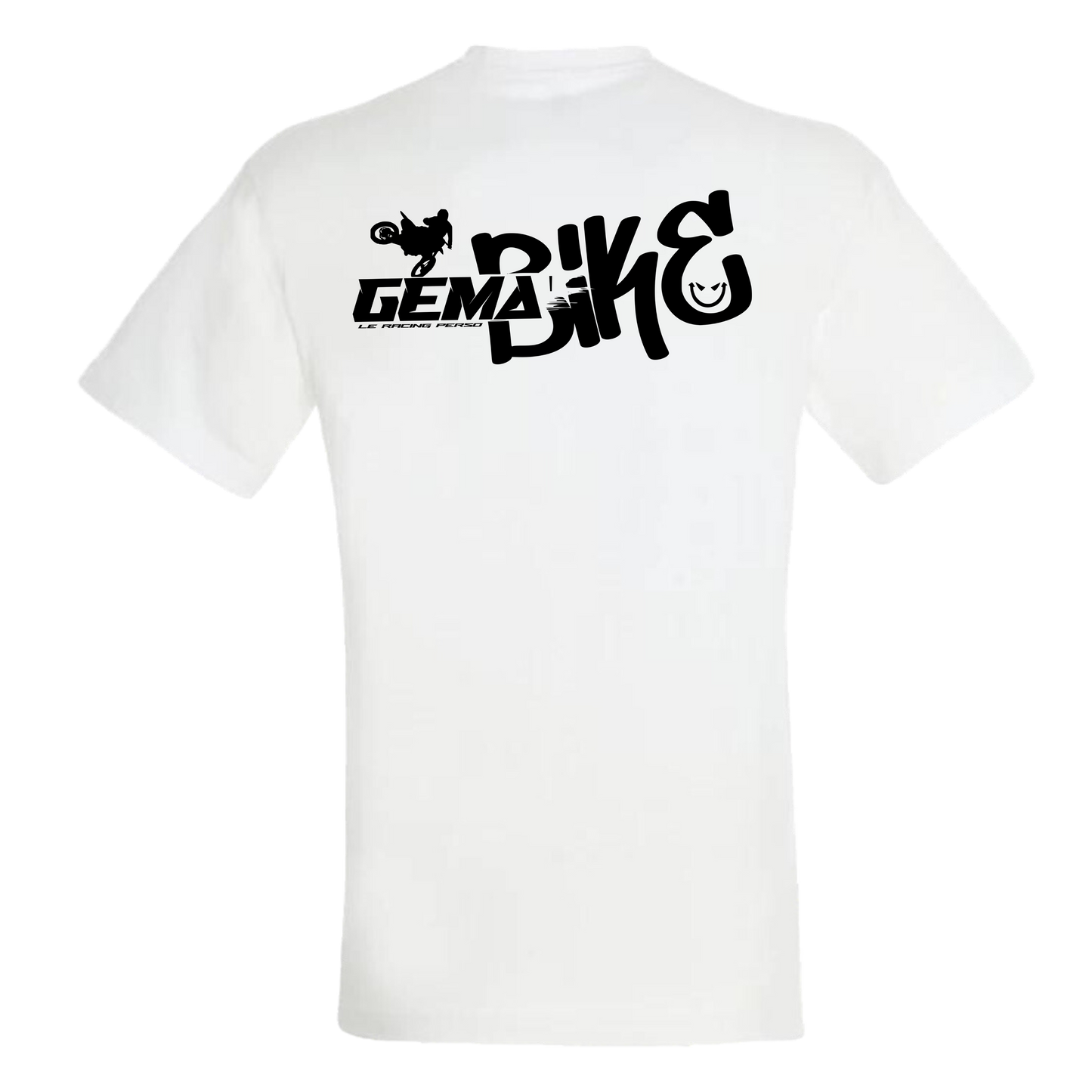 T-shirt Gema'Bike Scrub cross Blanc