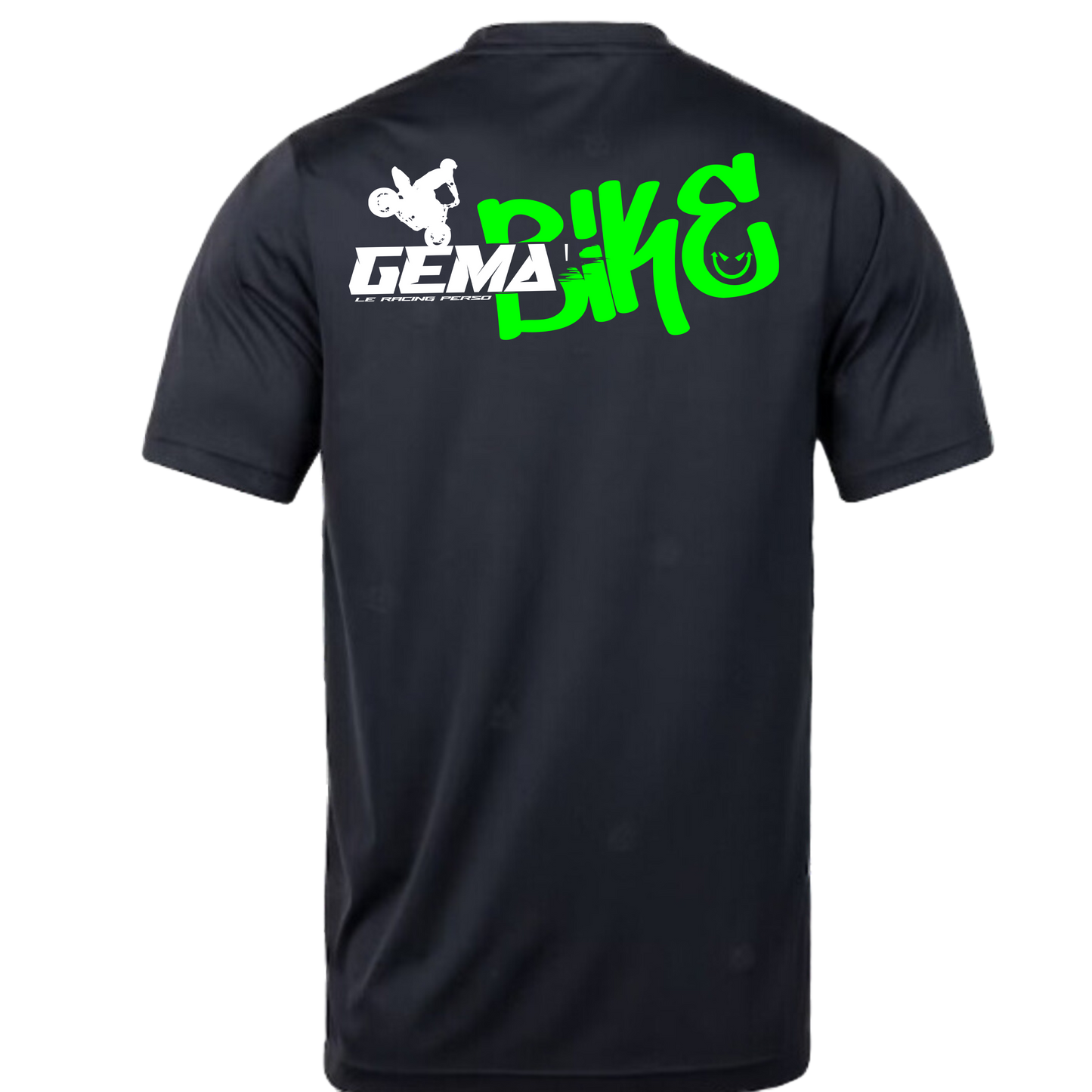 T-shirt Gema'Bike Stunt Noir