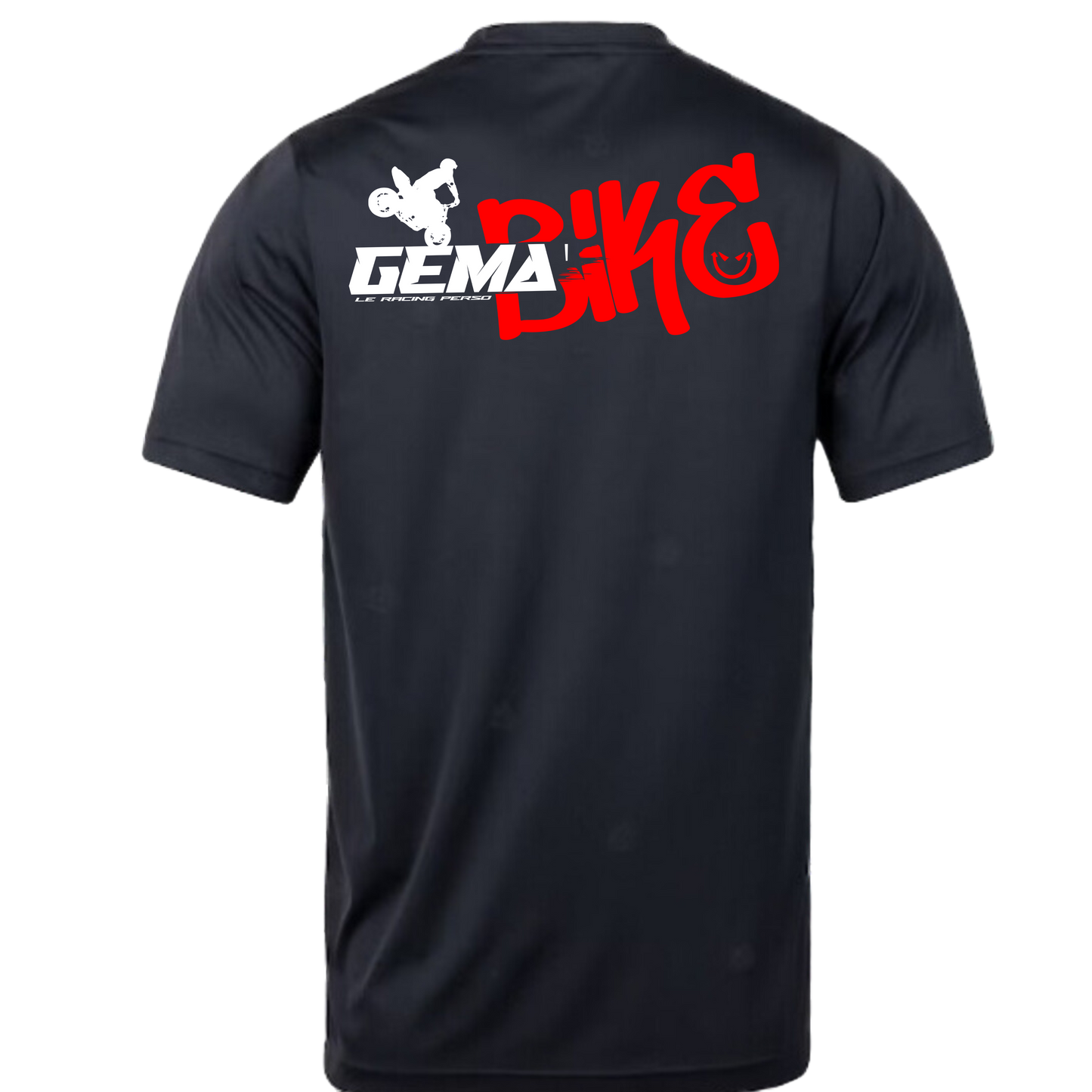 T-shirt Gema'Bike Stunt Noir