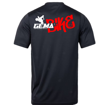 T-shirt Gema'Bike Stunt Noir