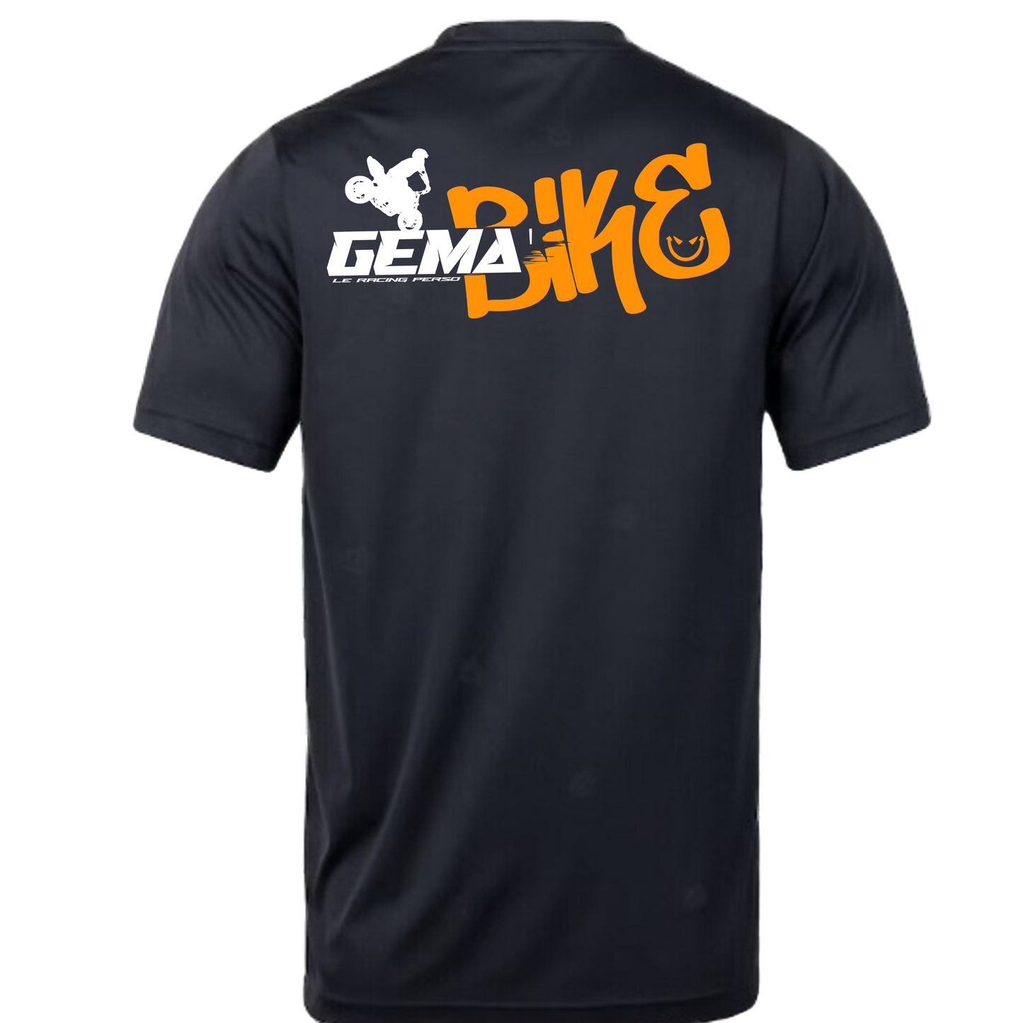 T-shirt Gema'Bike Stunt Noir