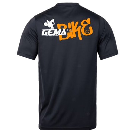 T-shirt Gema'Bike Stunt Noir