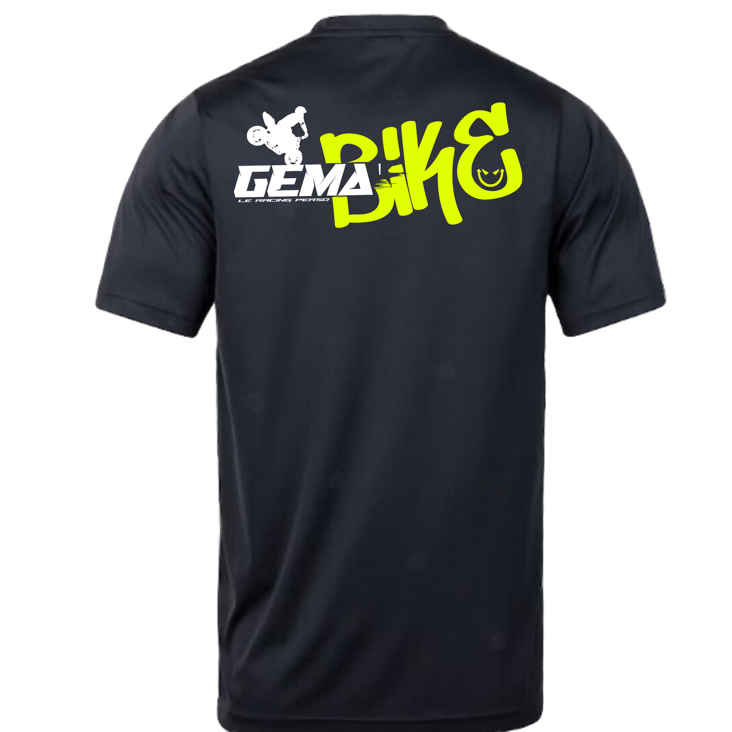 T-shirt Gema'Bike Stunt Noir