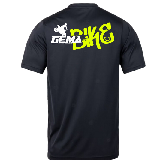 T-shirt Gema'Bike Stunt Noir