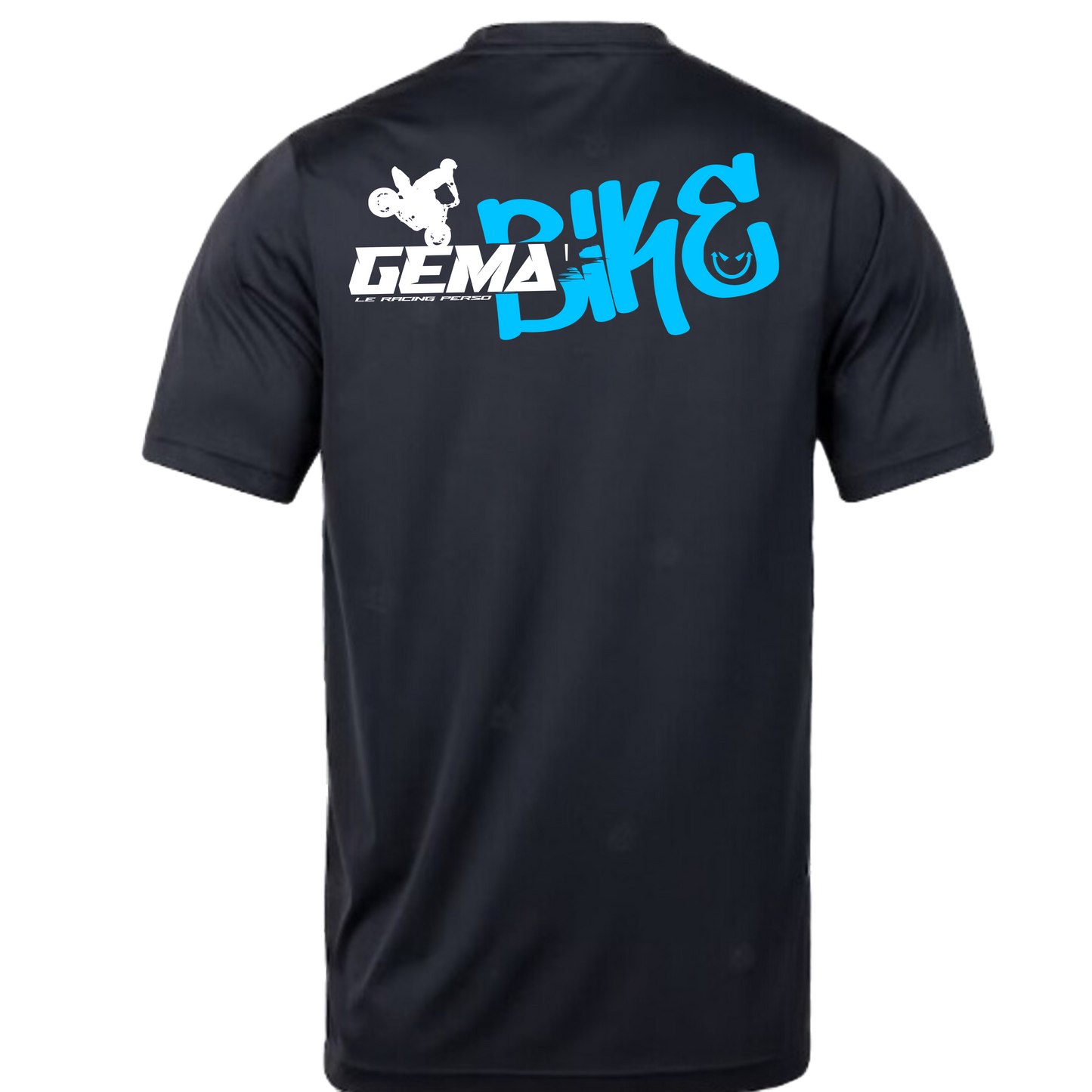 T-shirt Gema'Bike Stunt Noir