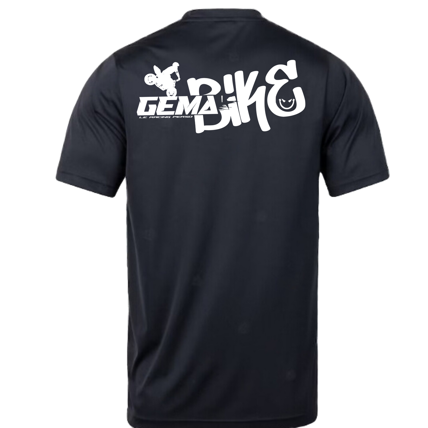 T-shirt Gema'Bike Stunt Noir