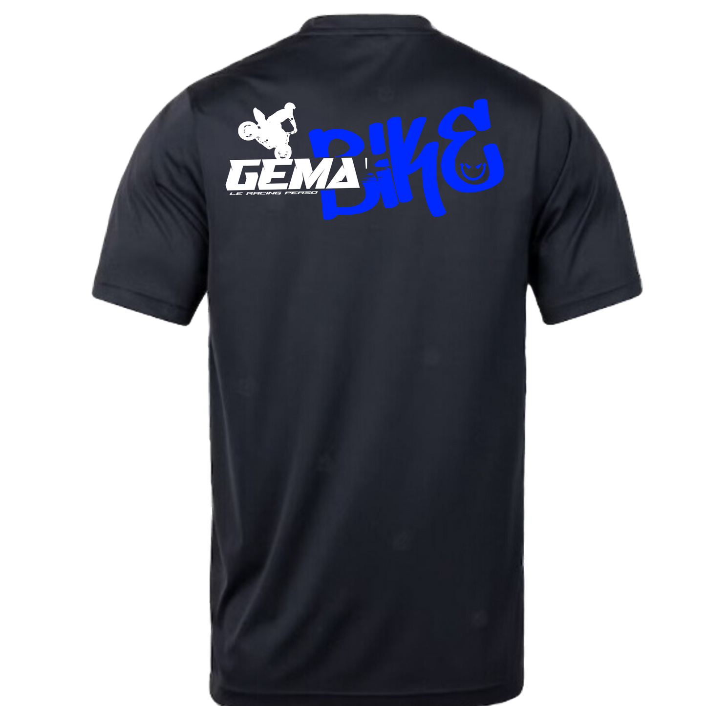 T-shirt Gema'Bike Stunt Noir