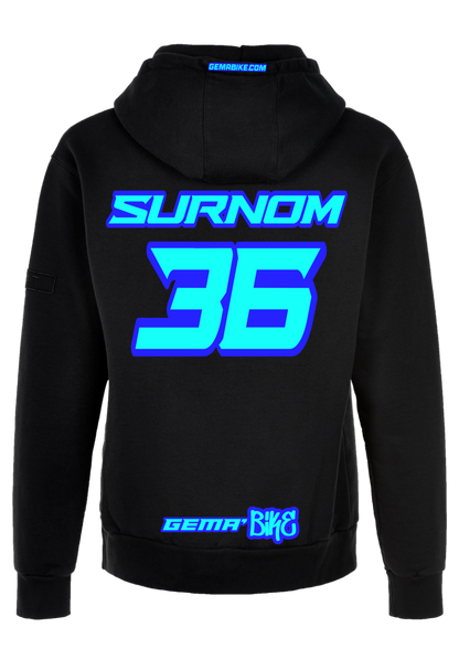 Sweat Turquoise + Contour personnalisé