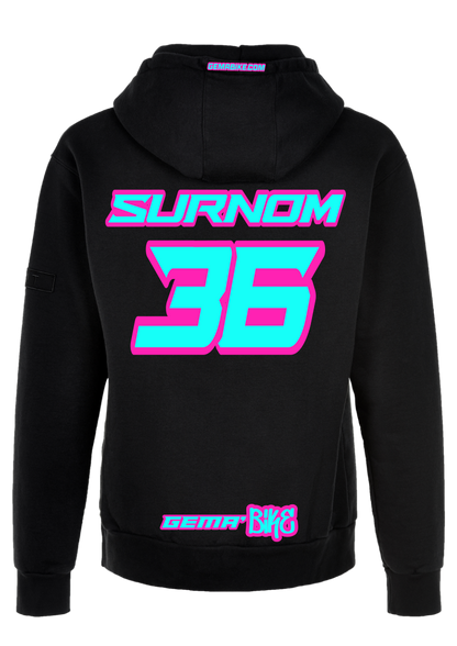 Sweat Turquoise + Contour personnalisé