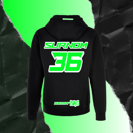 Sweat Vert + Contour personnalisé