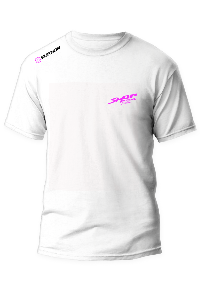 T-Shirt Bi couleur (Blanc+ au choix) "Edition SMDP"