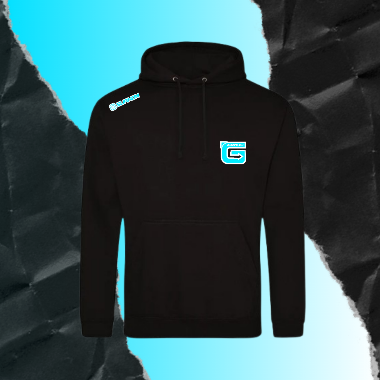 Sweat Turquoise + Contour personnalisé